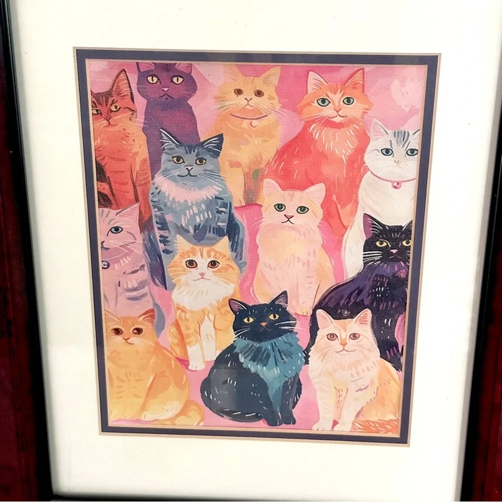 N/A colorful cats